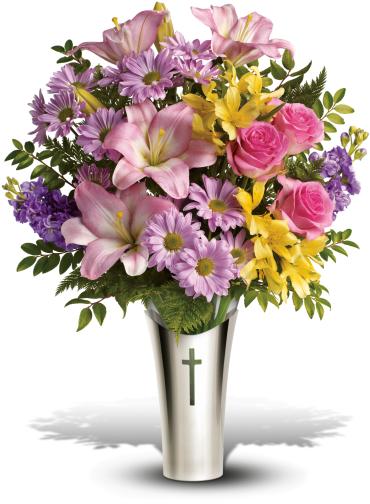 Silver Cross Bouquet